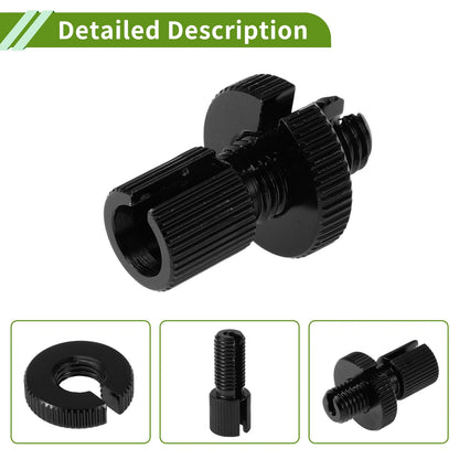 Cable Adjuster Screw / 4 x Aluminum Motorcycle Clutch Cable Black for Motorcycle