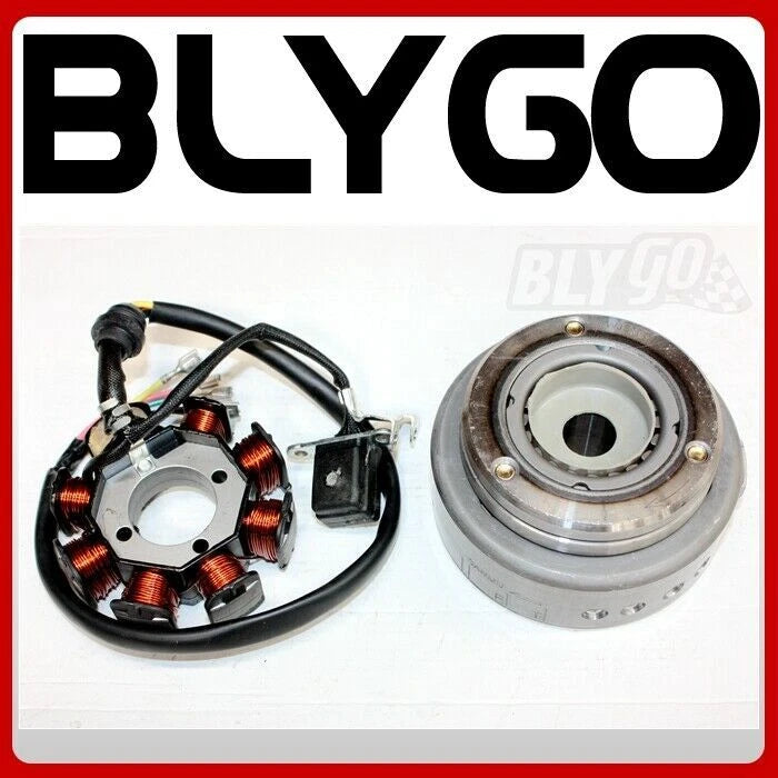8 Poles Magneto Stator for 200cc 250cc PIT Quad Dirt Bike ATV