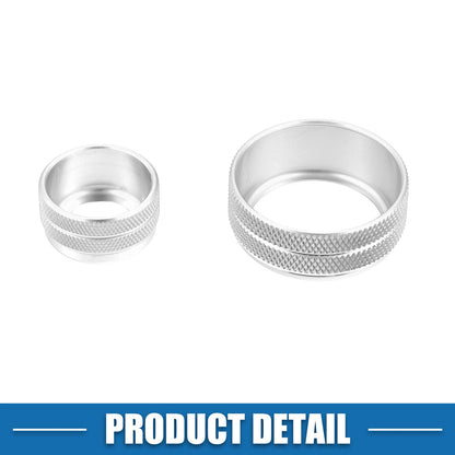 3 Pcs AC Audio Volume Knob Covers for BMW F20 F22 F30 (2012-2019)