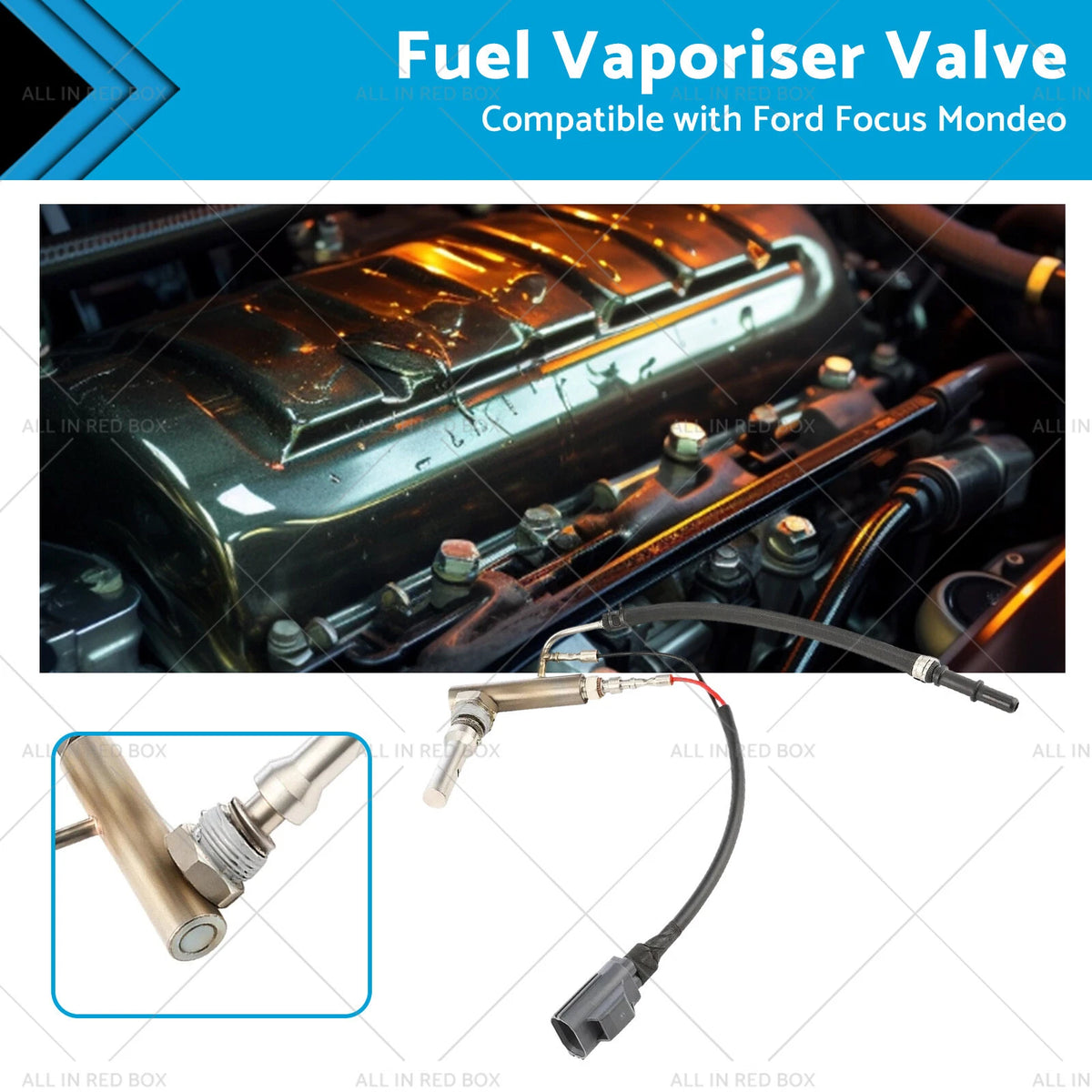 Fuel Vaporiser Valve for Ford Mondeo Mk4 2.0 TDCI (2007-2015)