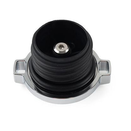 Chrome Fuel Gas Tank Oil Cap Cover for Harley Sportster 883, Softail, Dyna