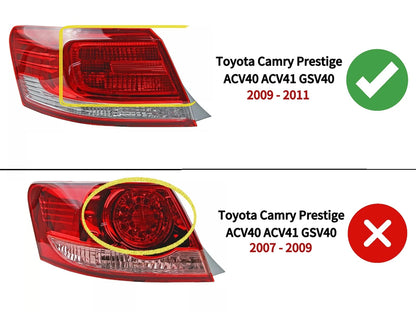 Tail Light (Red, LED) for Toyota Aurion GSV40 II (2009-2012) Left Side
