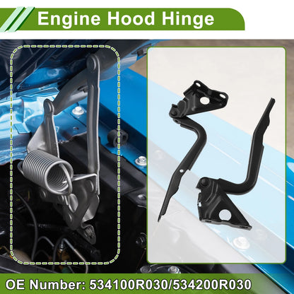 Hood Hinges 1 Pair for Toyota RAV4 (2006-2014)