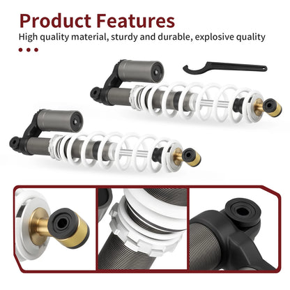 2x Front Shocks Absorbers w/ Adjustable Tool for Polaris RZR 800 S (2009–2014)