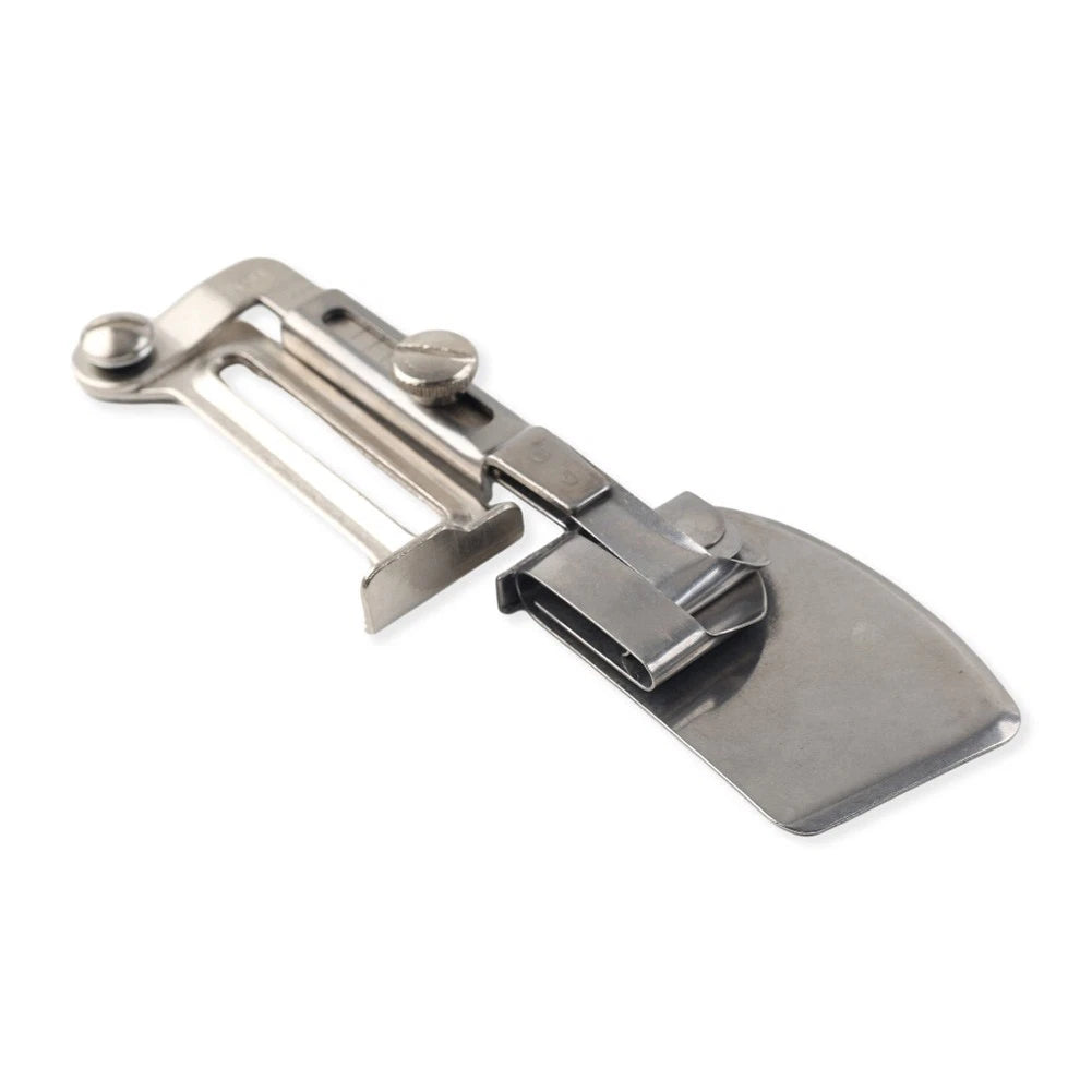 Adjustable End Size Double Fold Hemming Folder Attachment for Sewing Machines