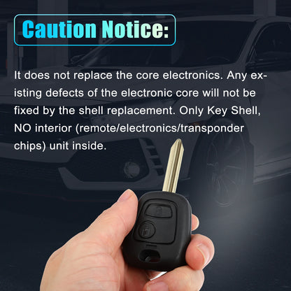 Keyless Entry Remote Key Shell Cover for Peugeot CE0165