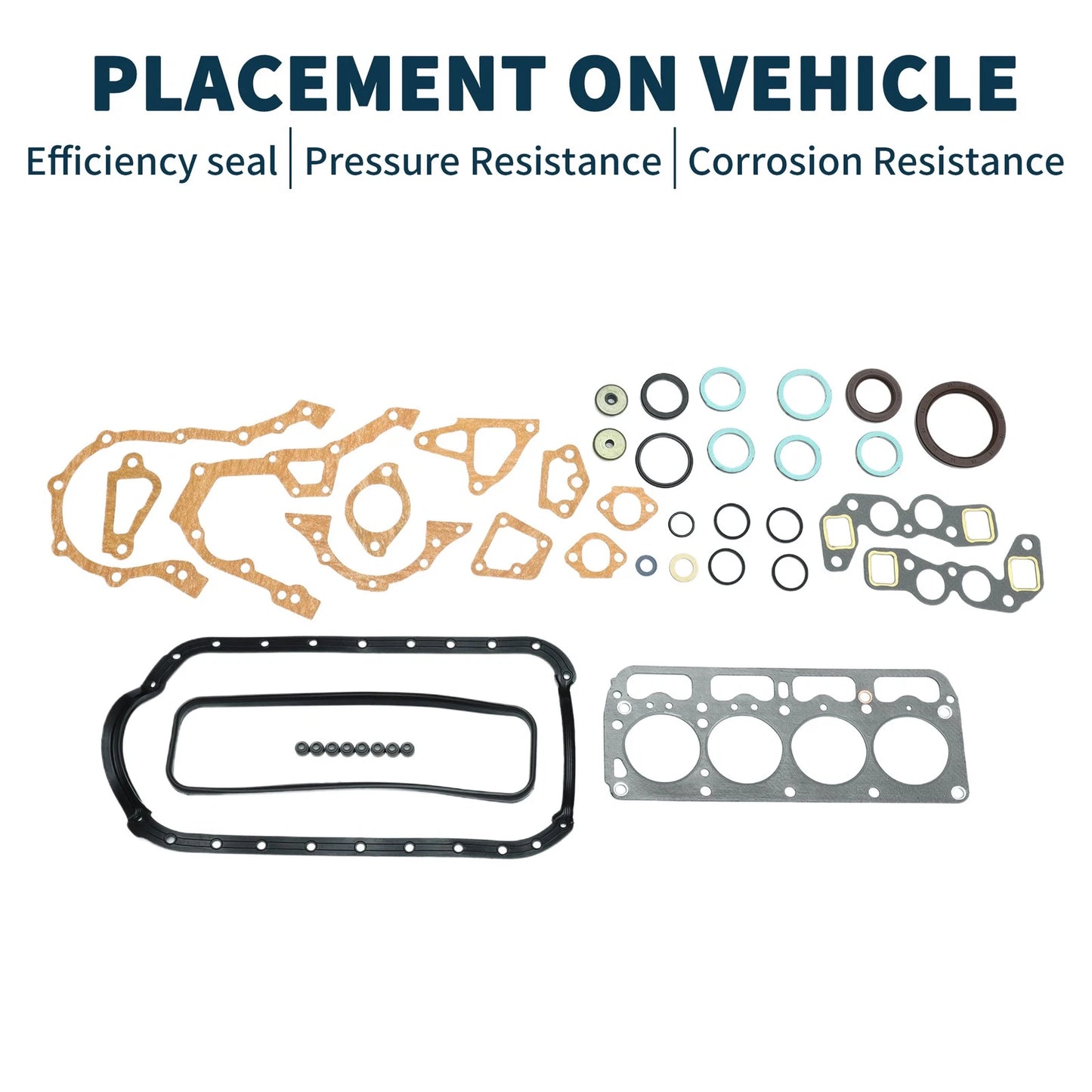 Cylinder head gasket for Toyota 3K/4K