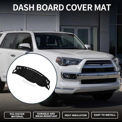 Dashboard Cover Mat for Toyota 86 2012 Sun Protector Pad Black