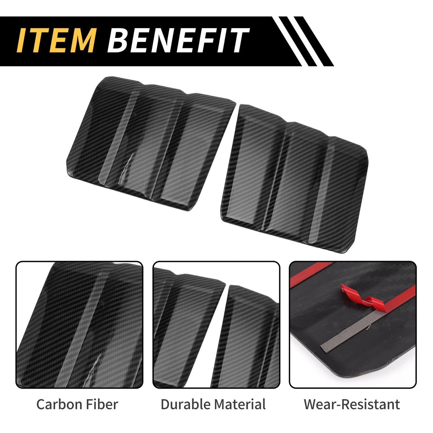 Carbon Fiber Engine Shroud Cover Set for Toyota Tundra (2022-2024)