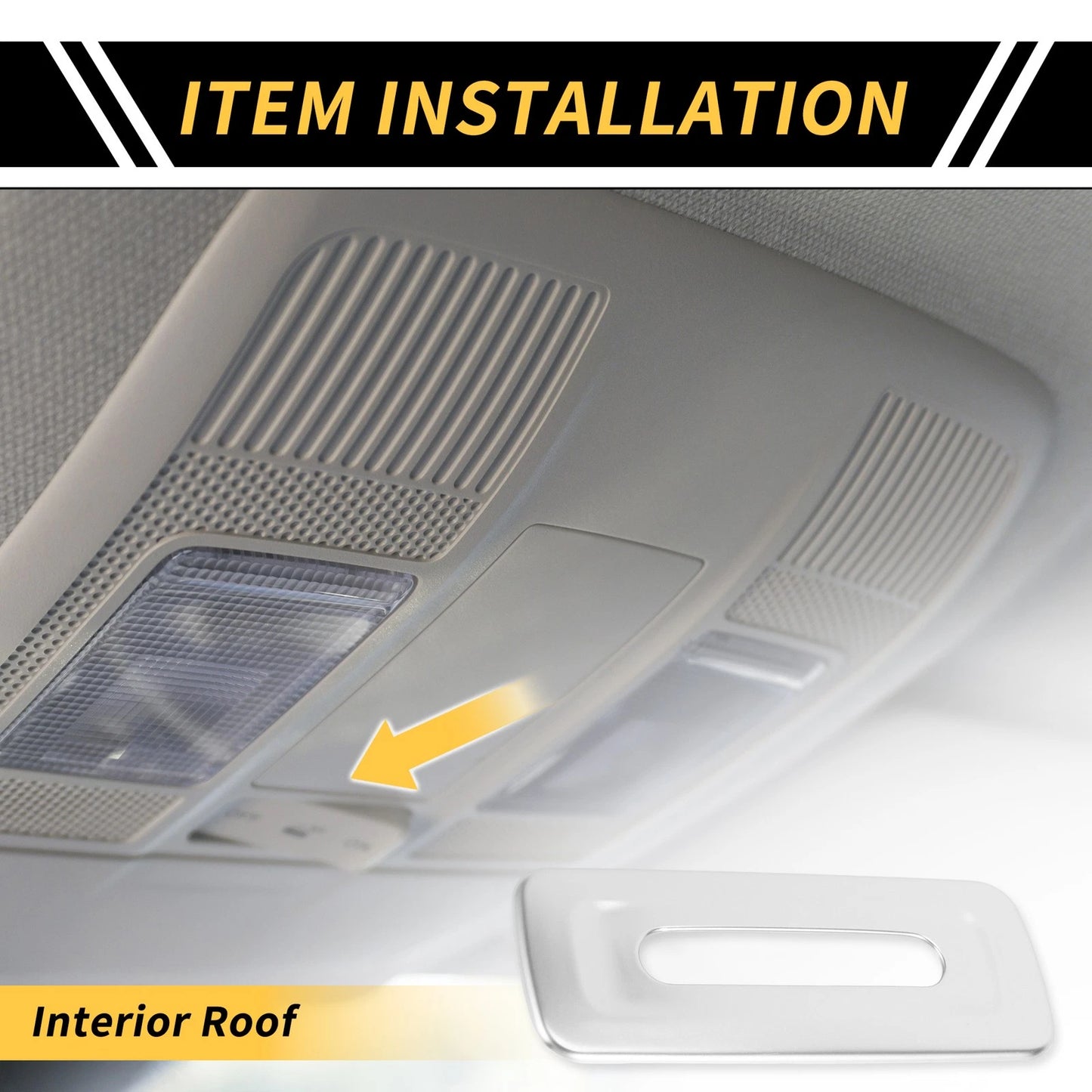 Front Roof Reading Light Cover for Toyota Tundra (2022-2024)