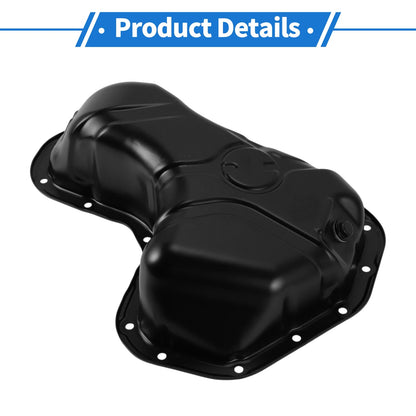 Engine Oil Pan for Toyota Highlander (2017-2019) Steel Black