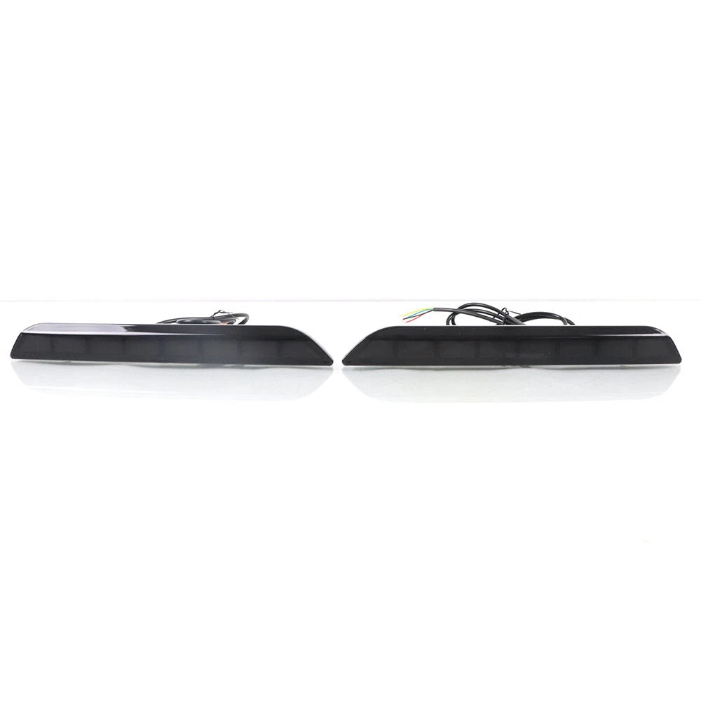GT-Style Smoked Rear Bumper Reflector Fog Brake Light for Ford Explorer (2020–2024)