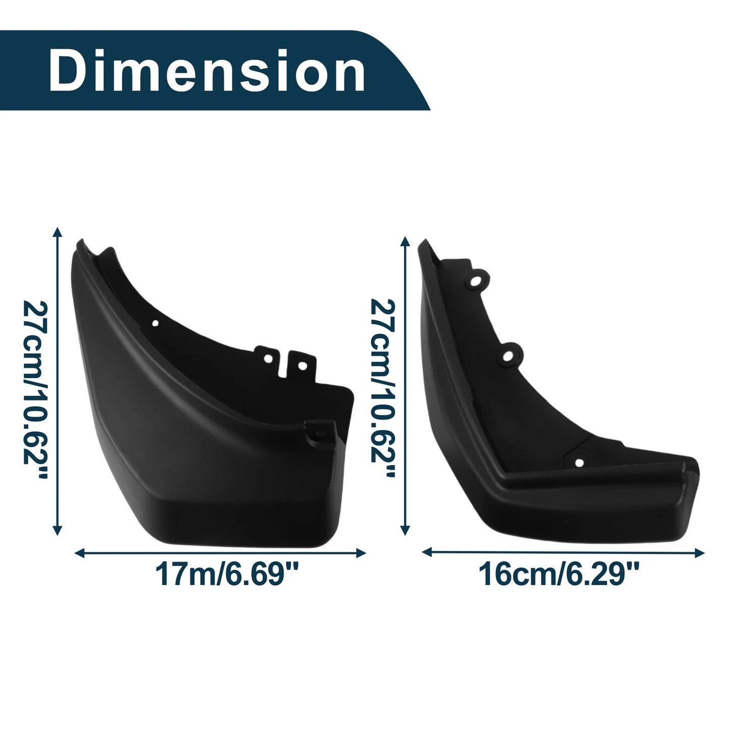 Mud Flaps Splash Guards for Land Rover Evoque Dynamic (2012-2023)