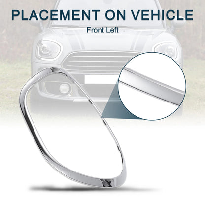 Front Left Headlight Trim Bezel for Mini Cooper Countryman (2011-2016)