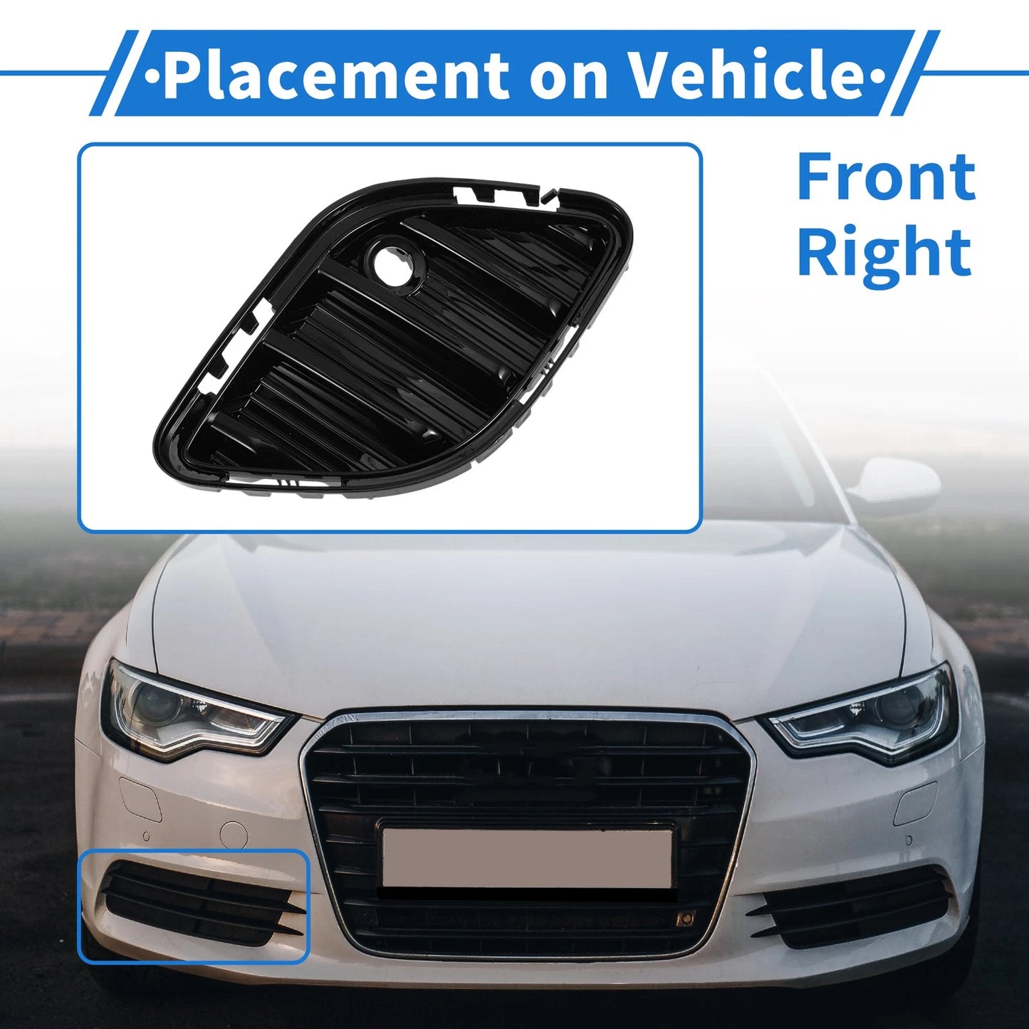 1 Pc Car Front Right Fog Light Grill for Buick Envision (21–23)