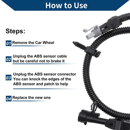 ABS Wheel Speed Sensor for Chevrolet Venture (2001-2003)