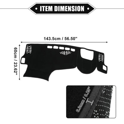 Dashboard Dash Cover Mat for Lexus NX 2nd Gen NX250 NX350 NX450h (2022-2023)