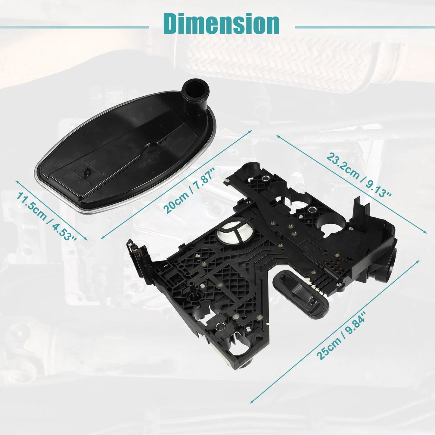 Transmission Conductor Plate Connector Adapter Set with Gasket for Jeep
