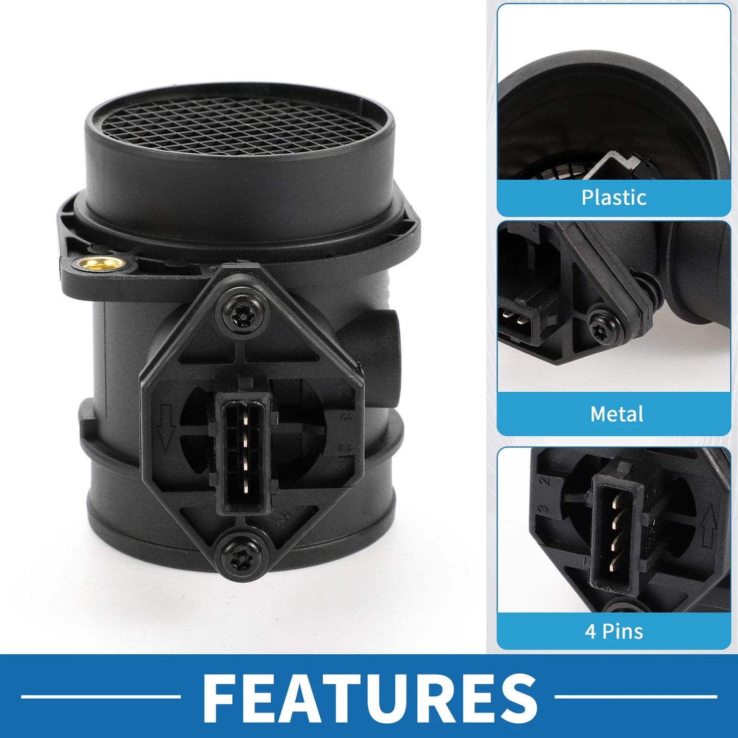 MAF Mass Air Flow Sensor Assembly for Jeep Dodge Chrysler (2005-2010)