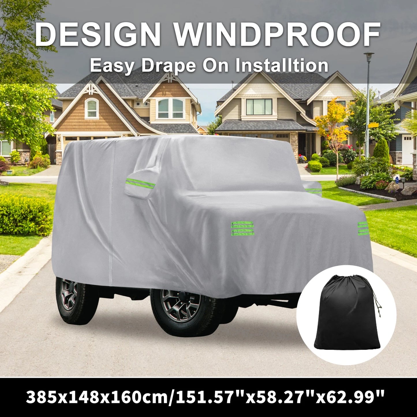 Waterproof Car Cover for Jimny JB64W/JB74W (385x148x160cm) 2018-2023