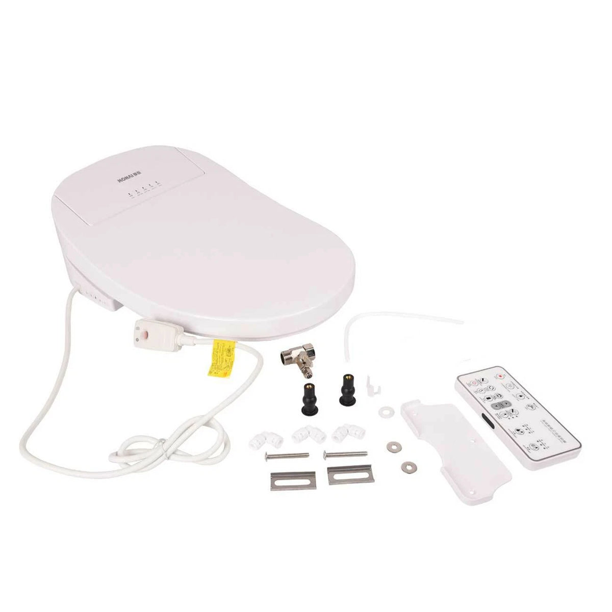 Smart Electric Bidet Washlet Cover for Seat - Remote Control Heated Water Clean