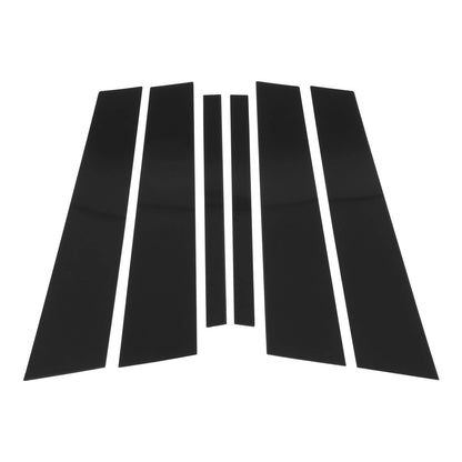 6 Pcs Black Door Pillar Window Trim for BMW 1-Series (2008-2016)