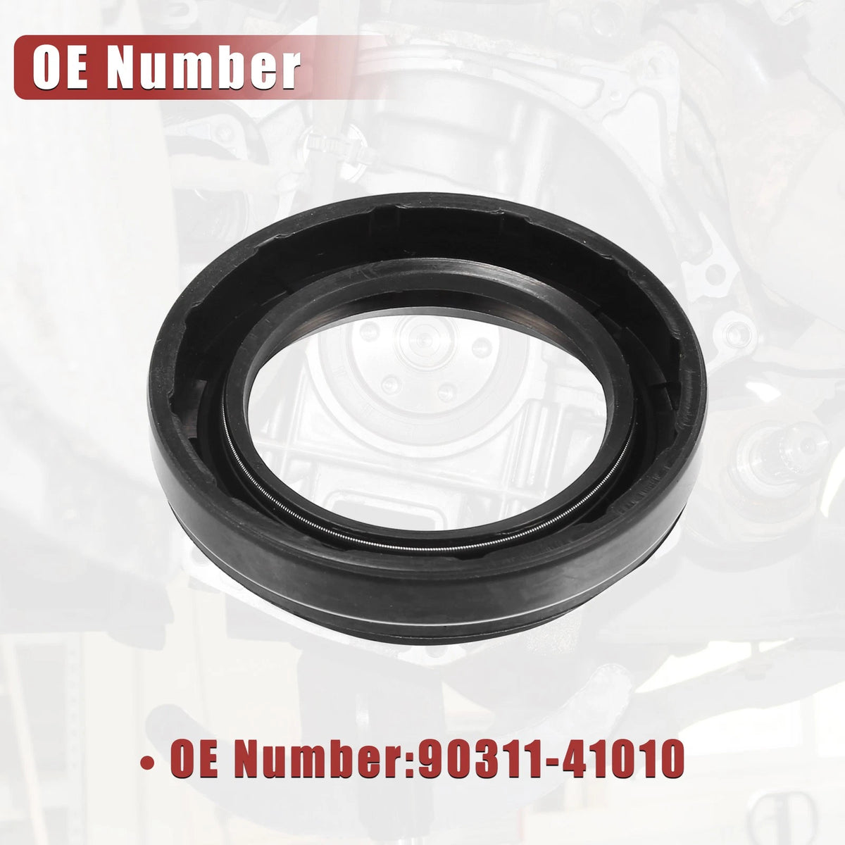 Car Engine Crankshaft Oil Seal for Toyota 4Runner (1987-2009) Rubber
