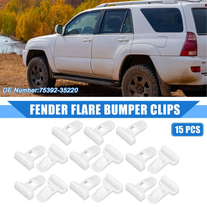 15 Pcs Fender Bumper Spoiler Clips for Toyota 4Runner (2013-2021)