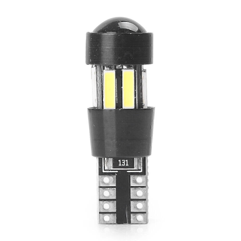 T10 7020 10 SMD LED Brake Light for Auto Truck - Pure White (2010-2023) 2 x