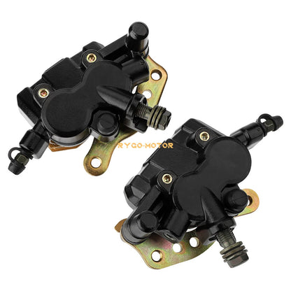 Front Brake Calipers & Pads for Kawasaki Bayou 300 KLF300 Bayou 400 KLF400 4x4