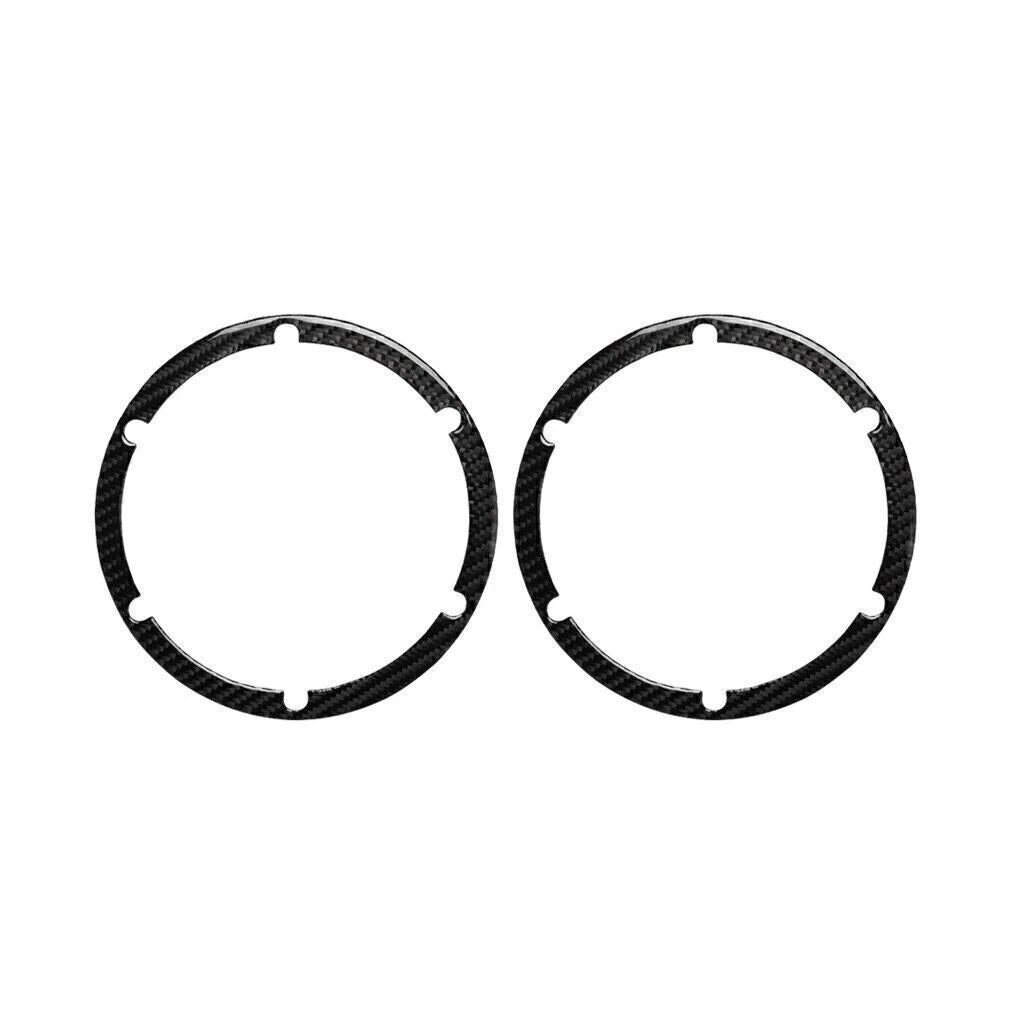 2 x Carbon Fiber Rear Audio Speaker Trim Covers for Nissan 350Z (2003-2009)