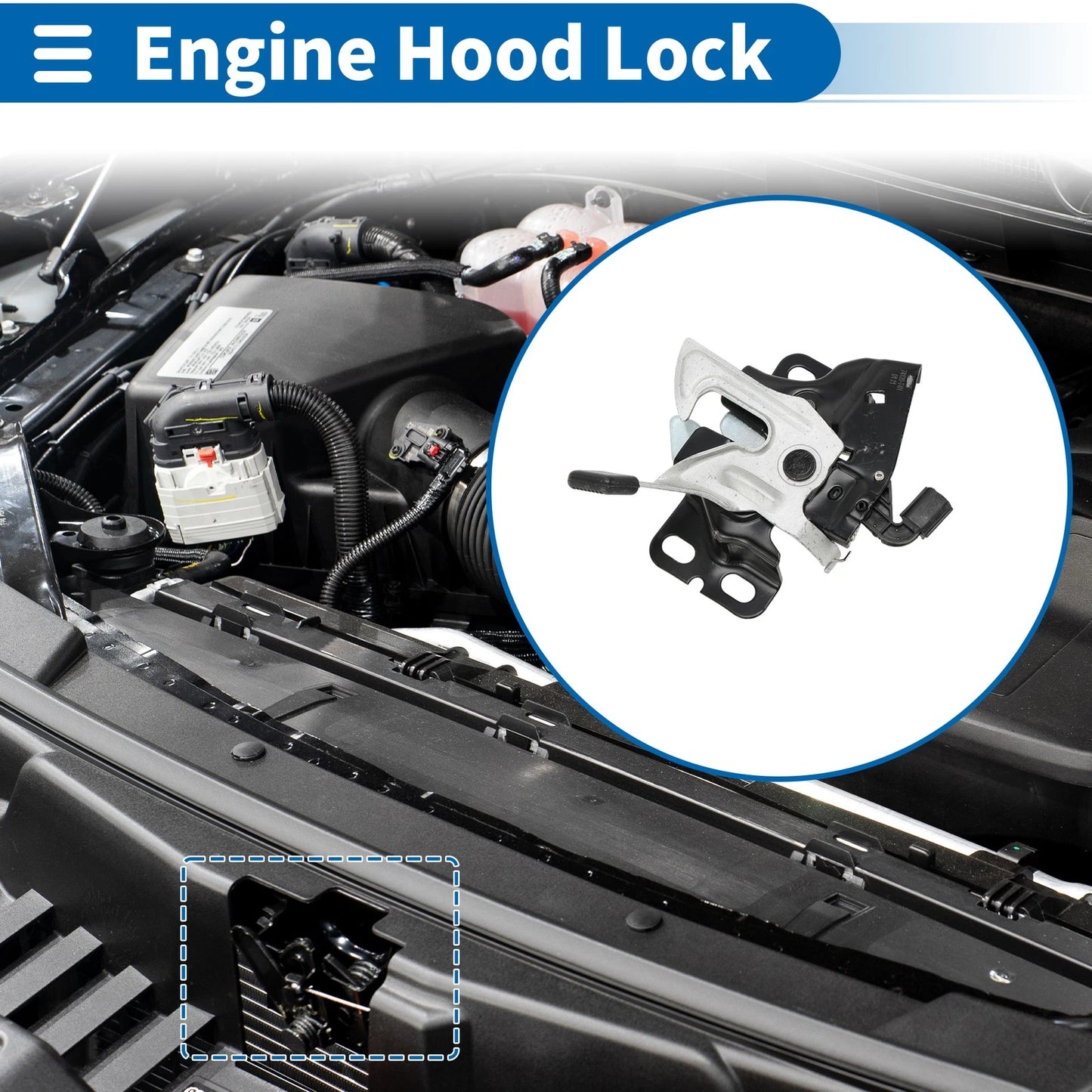Hood Latch Assembly for Honda JADE (2014-2020) 1 x Quality Replacement