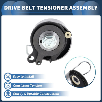 Belt Tensioner for Honda Civic 1.7L L4 (2000-2012) - Durable Metal 1 x Piece