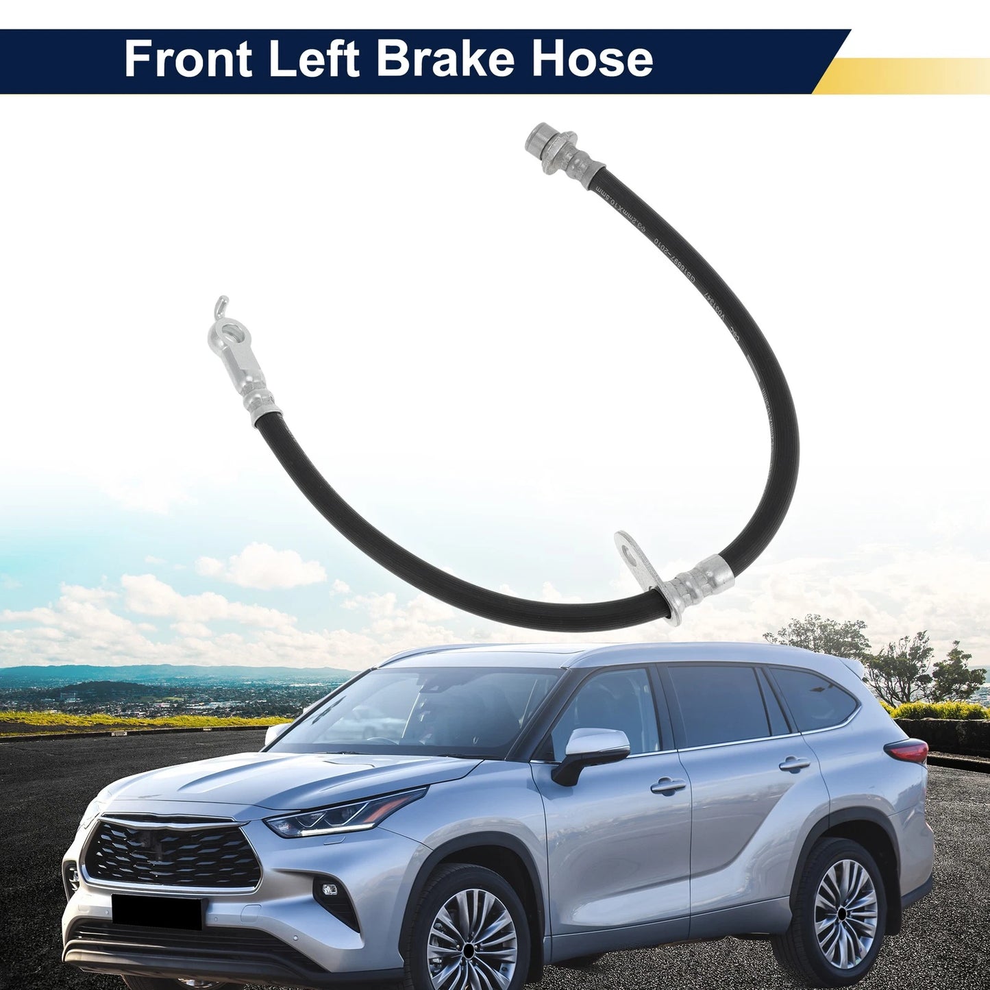 Front Left Brake Hose for Toyota Highlander