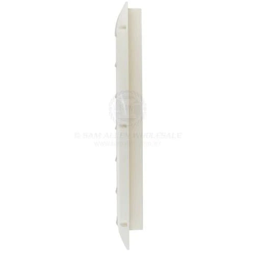 Large 6 Louvre Vent 87mm x 460mm White ABS for Boat/Caravan/Camper