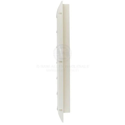 Large 6 Louvre Vent 87mm x 460mm White ABS for Boat/Caravan/Camper
