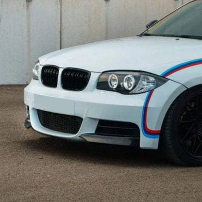 Front Bumper Side Splitter for BMW 1 Series M-Tech E82 E88 (2008-2013)