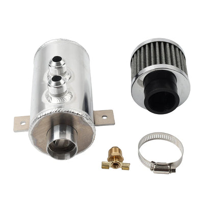 Baffled Oil Catch Can 750ml with Breather Filter for Make & Model