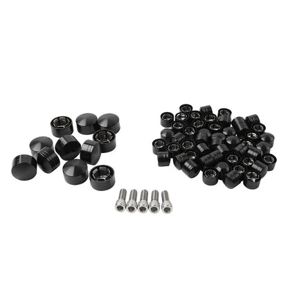 Engine Topper Bolt Black Screw Cap for Harley Twin Cam Softail Fat Boy (07-17)