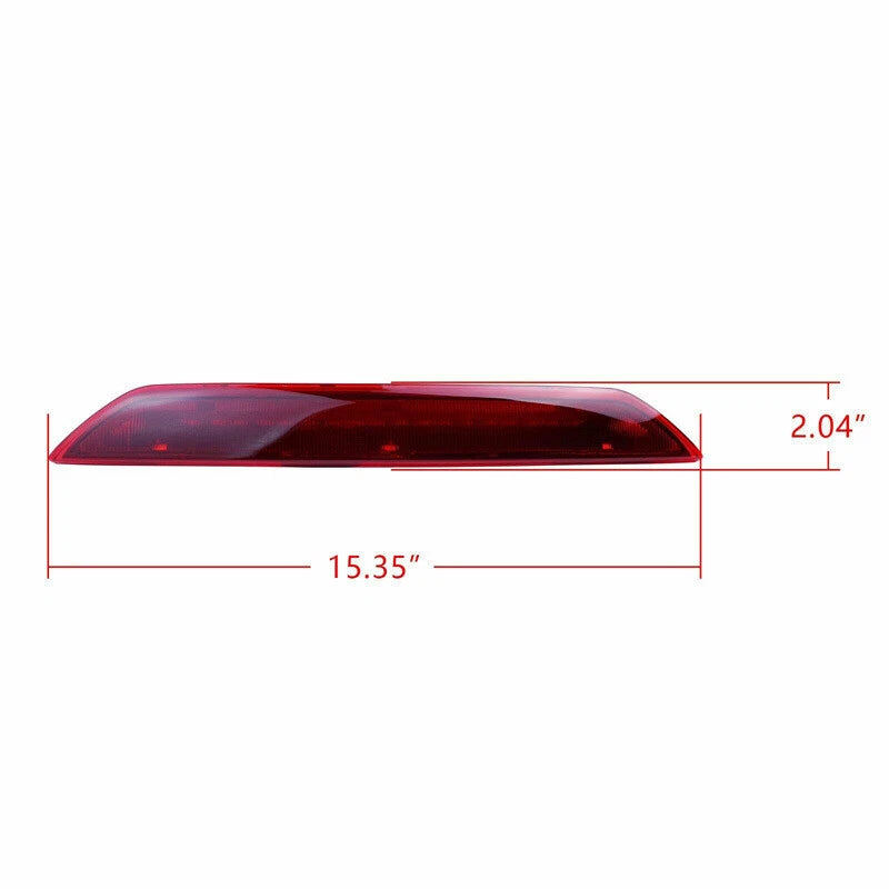 Red Lens High-Level Brake Lights for Ford Transit Custom (2012–2020)