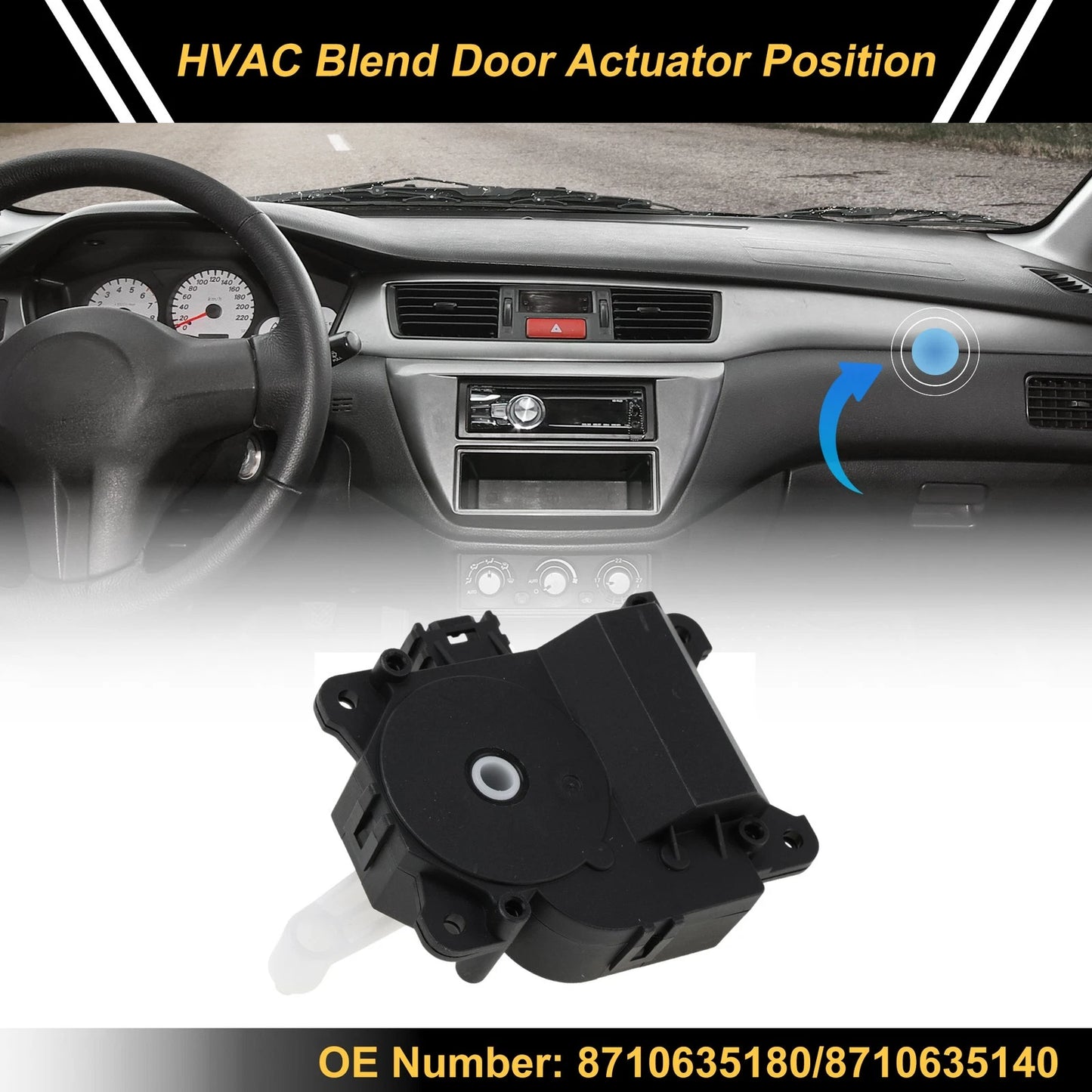 HVAC Heater Blend Door Actuator for Toyota 4Runner (2003–2009)