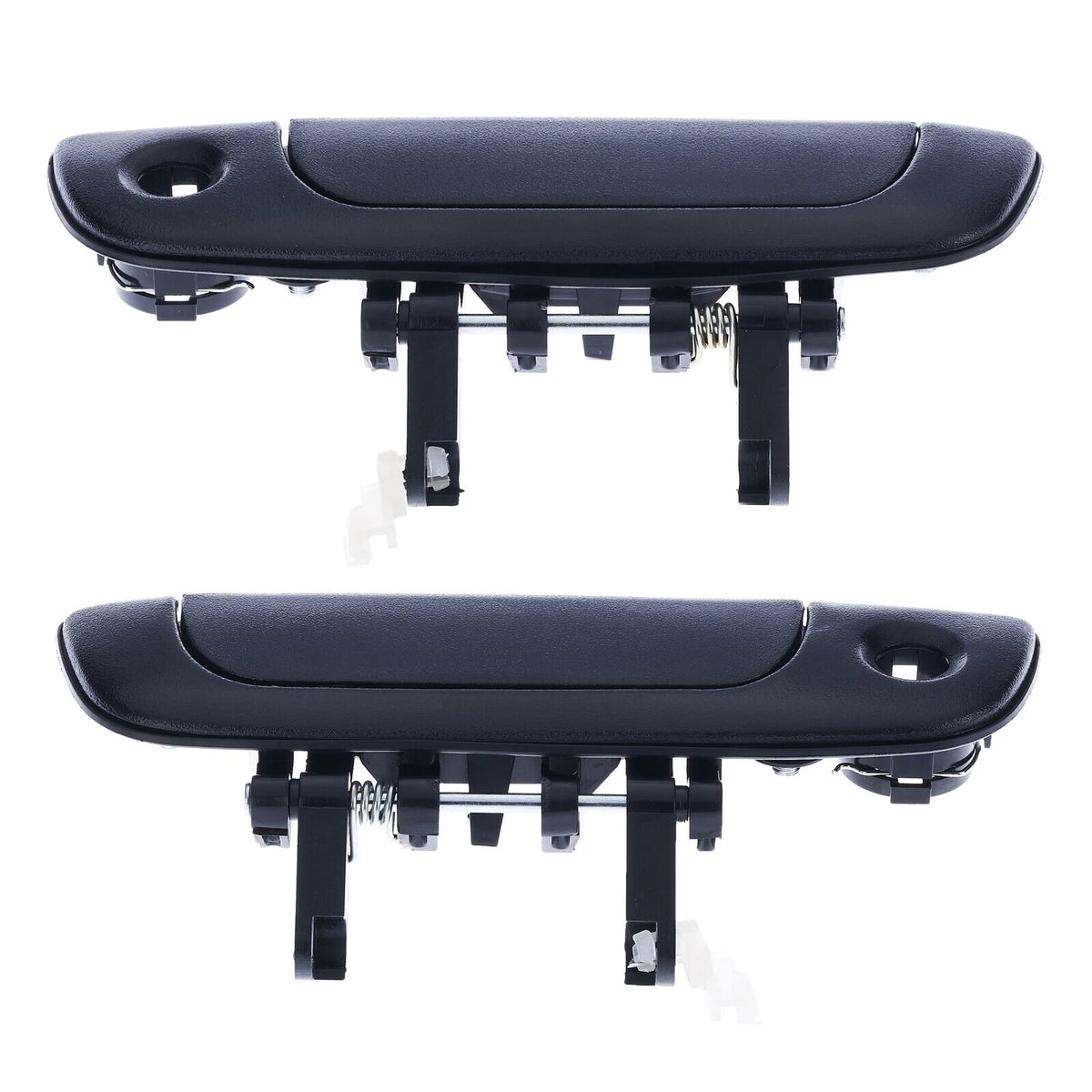2 x Front Outer Door Handles Black for Suzuki Baleno (1995-2002)