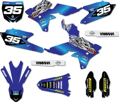 Yamaha YZF 250 Graphics Kit 2014-2018 Engine Stickers