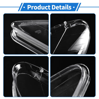Front Left Headlight Lens Cover for Peugeot 206 (2004-2008)