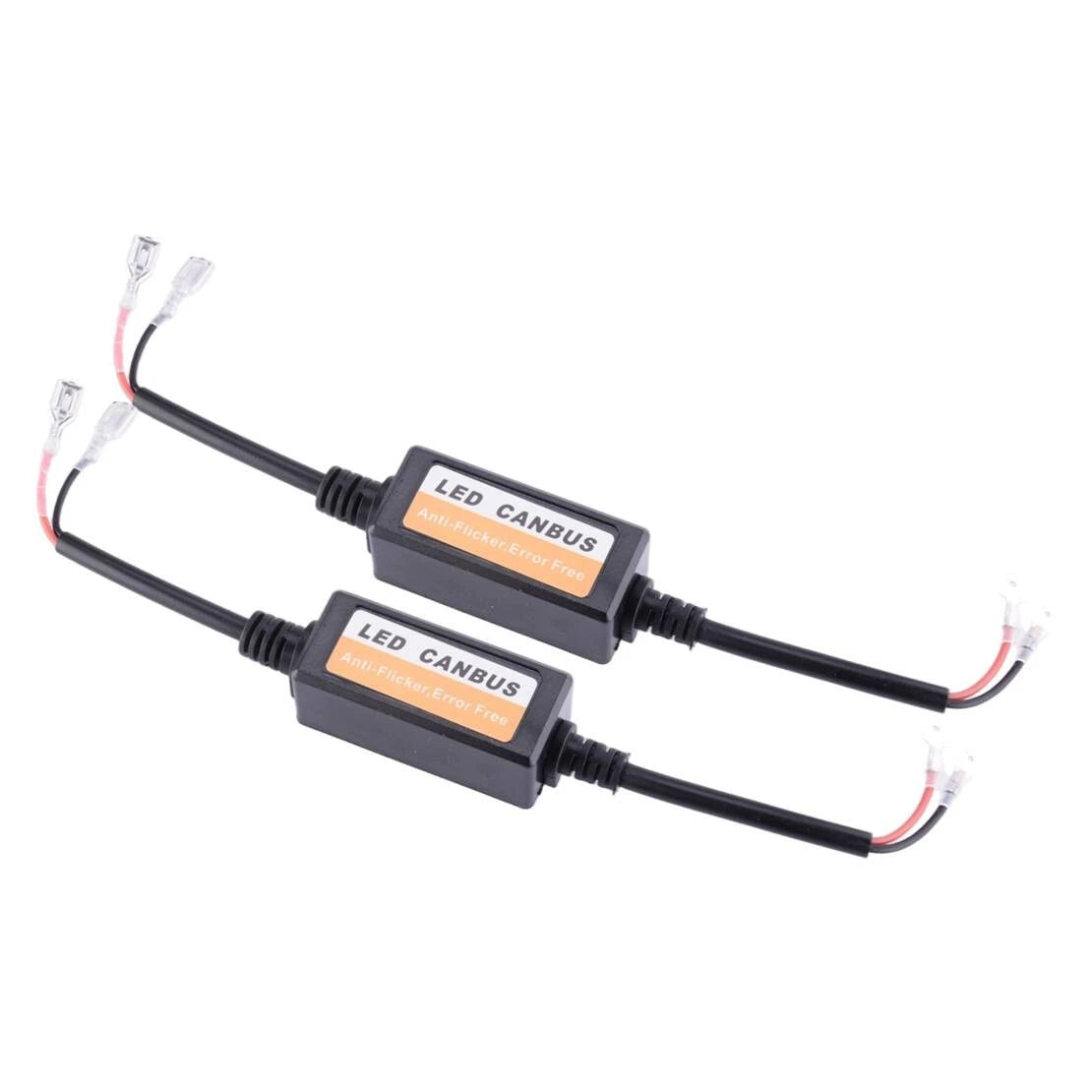 2 x H1/H3 Headlight Decoder Canbus Anti Flicker Resistor for Car ()