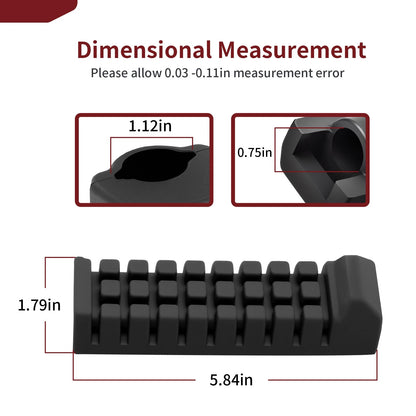 Foot Peg Rest Rubber for Suzuki Quadsport 80 LT80 1987-2005