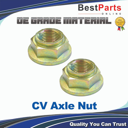 CV Axle Nut M24x2.0 Self Lock Nut for Buick/Cadillac/Chevrolet/Ford