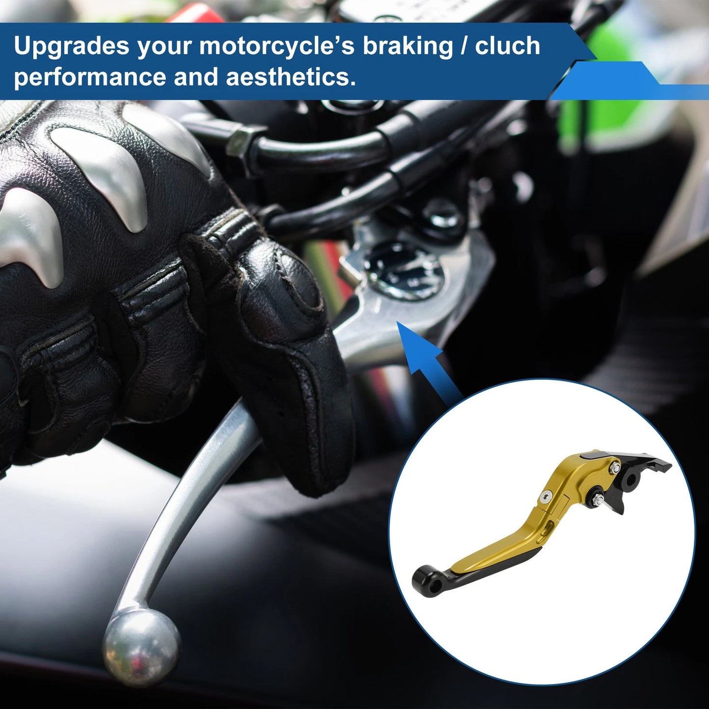 Adjustable Short Long Brake Clutch Lever for Kawasaki ZX7R (1989–2003)