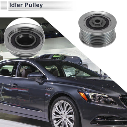 Drive Belt Idler Pulley Steel 1 x for Buick Lacrosse (2018–2019)
