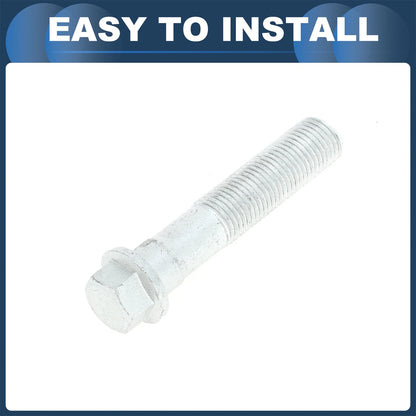 Front Wheel Hub Bolt 4Pcs Silver Tone for CADILLAC DEVILLE (2000 - 2005)